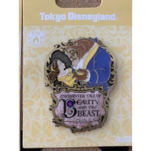 NEW 2024 Enchanted Tale of Beauty and the Beast Pin Disney Tokyo Disneyland